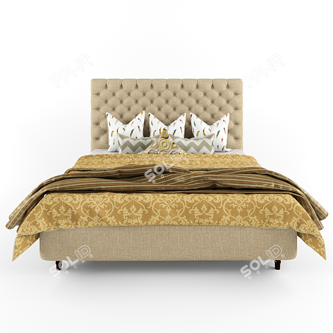 Simply Comfort Bed 3D model image 2