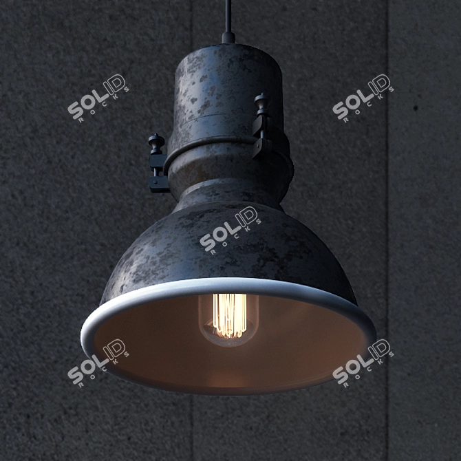 Compact Hanging Lamp Joseph 3D model image 1