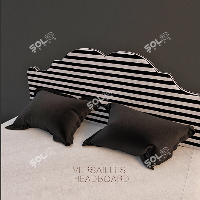 Elegance Defined: VERSAILLES Bed 3D model image 2
