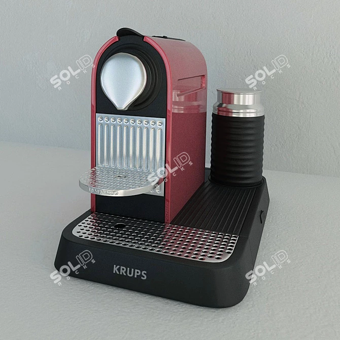 KRUPS XN 730,510 Nespresso Coffee Maker 3D model image 3
