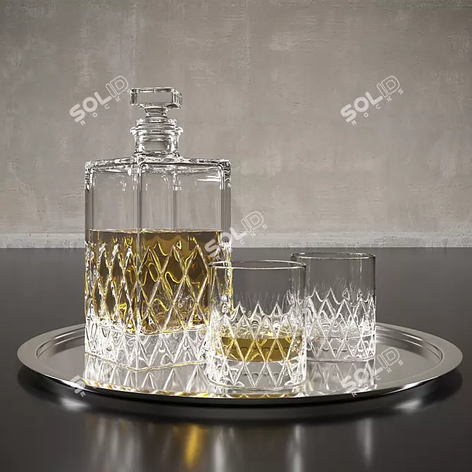 Whiskey Master Set 3D model image 1