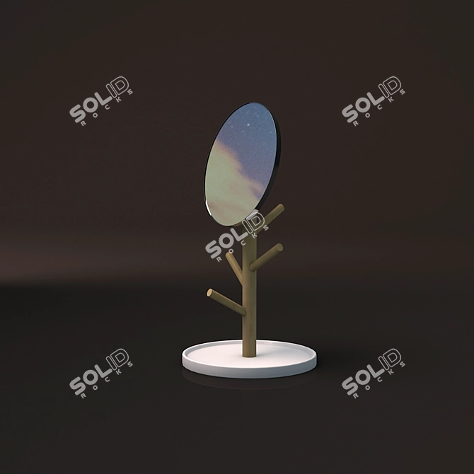 Multi-Functional Mirror Hanger 3D model image 2