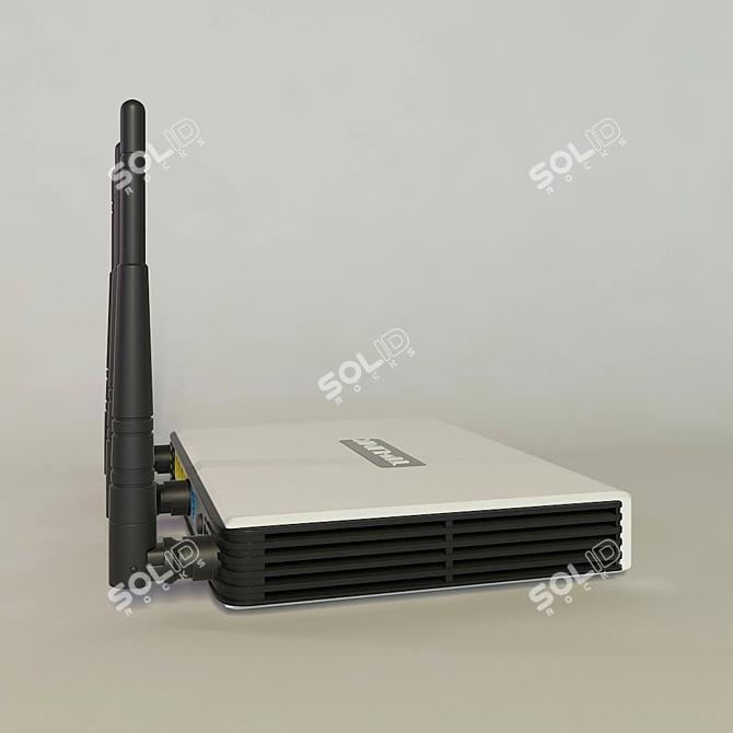 High-Speed TP-LINK Wi-Fi Router 3D model image 3