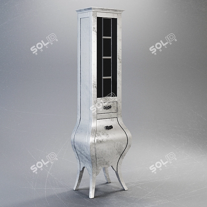 Eurodesign Prestige Glass Display Case 3D model image 1