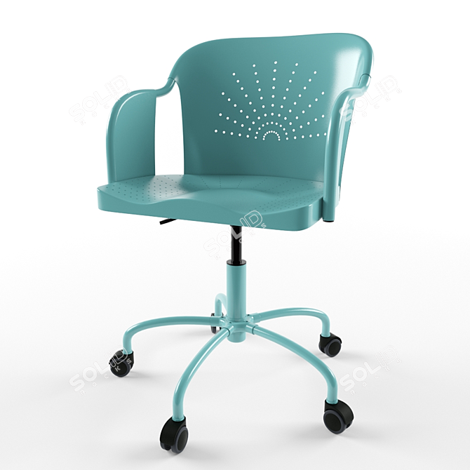 Ergonomic ROBERGET Work Chair 3D model image 1