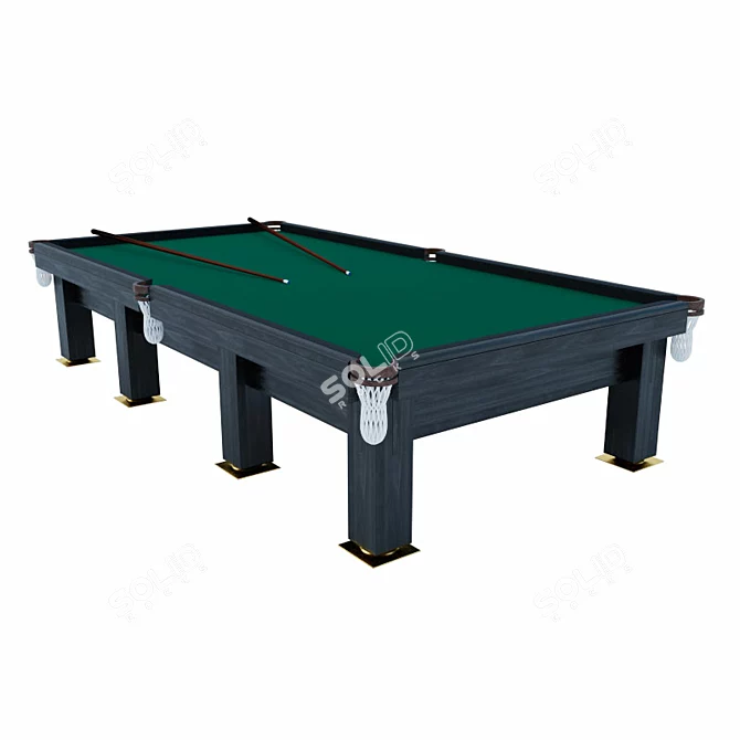 Samurai Billiard Table 3D model image 1