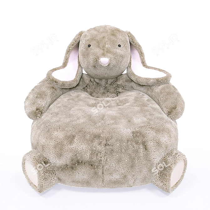 Cozy Bunny Chair - Comfort and Convenience 3D model image 1