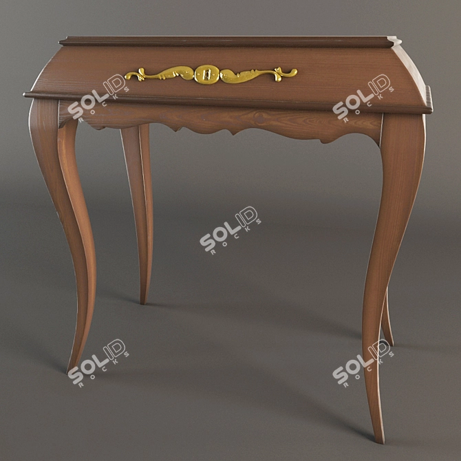 Bizzotto C 554 Wooden Table 3D model image 1