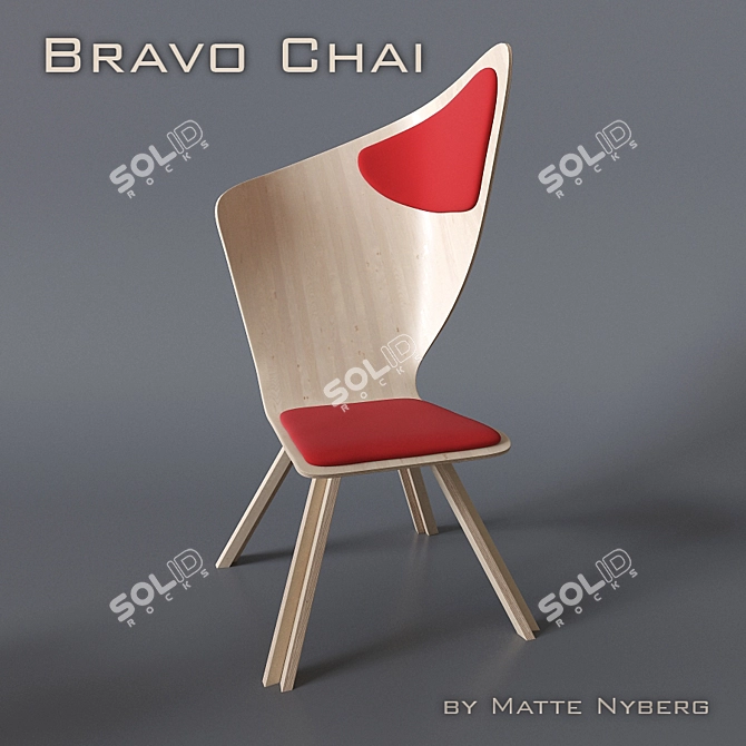 Bravo Chai: The Ultimate Comfort 3D model image 1
