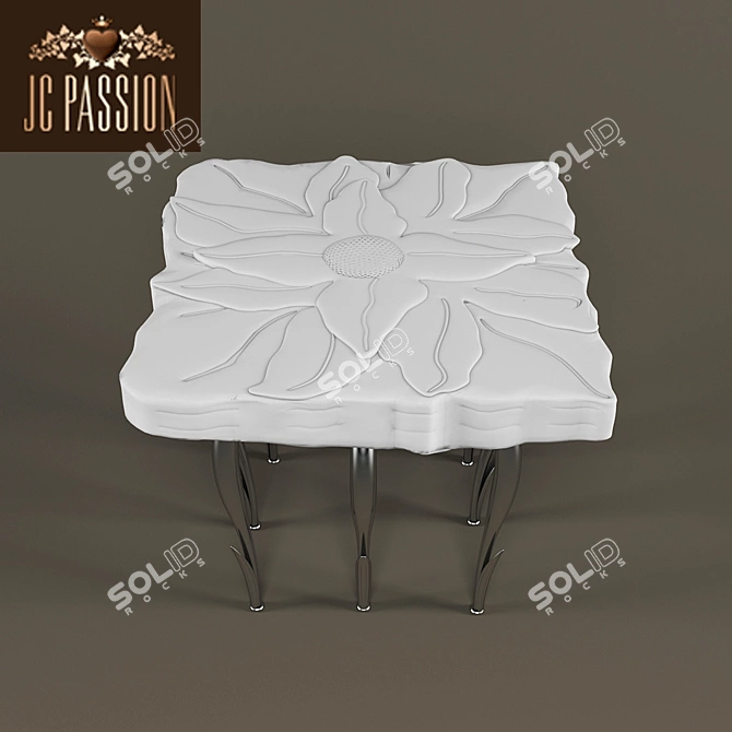 JCPassion Flower Side Table 3D model image 2