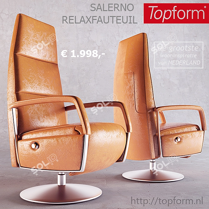 Elegant Comfort: Salerno Relax Armchair 3D model image 1