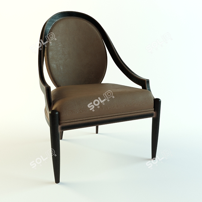 Elegant Giovanni Armchair | Russian Translation Available 3D model image 1