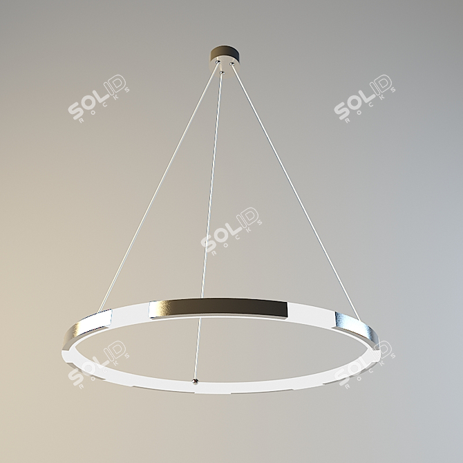 Elegant Polish Chandelier: 78264 3D model image 1