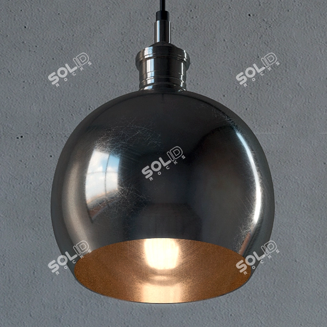 Minimalist Hanging Lamp 3D model image 1