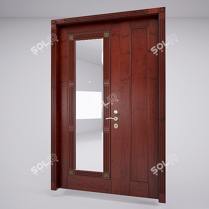 Guardian Entry Doors: Strong and Secure 3D model image 1