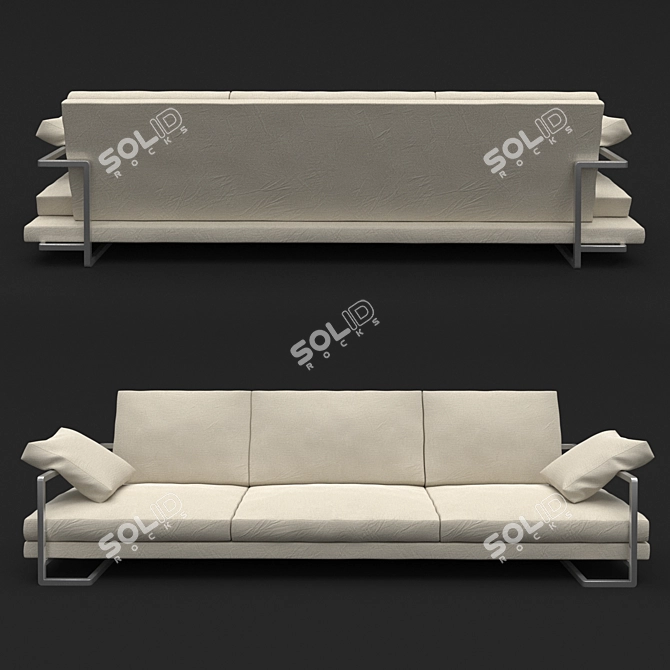 Modern Urban Sofa 3D model image 1