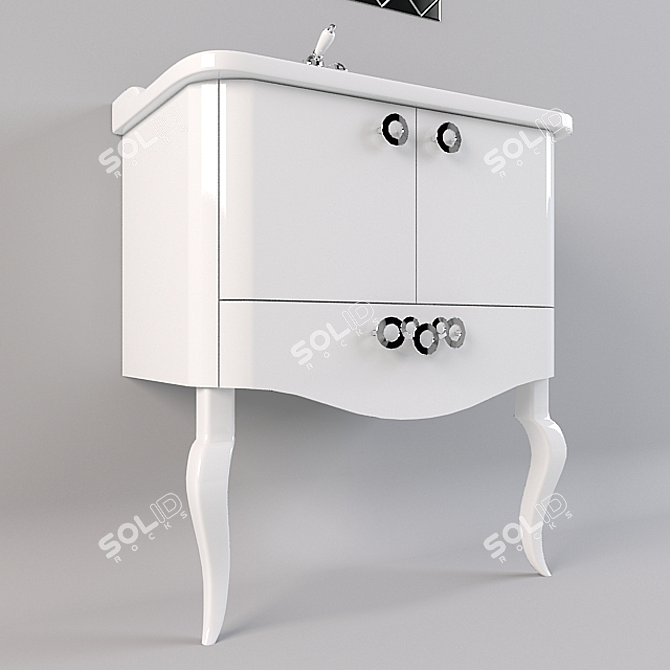 Akvaton Venice 75: Stylish Russian Furniture 3D model image 2