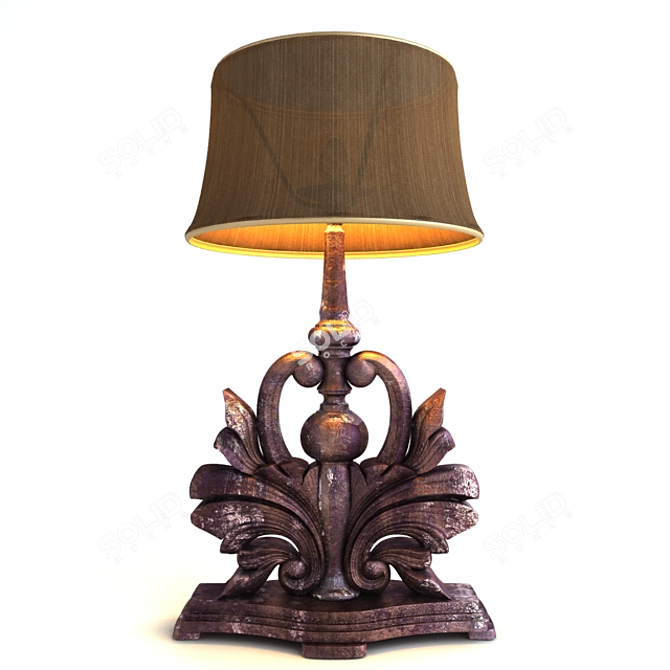 Elegant 3D Lamp Design 3D model image 1
