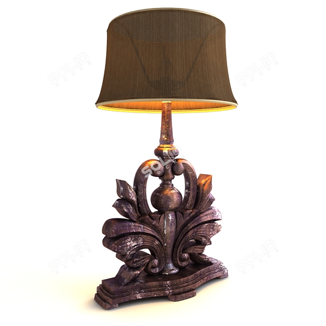 Elegant 3D Lamp Design 3D model image 2