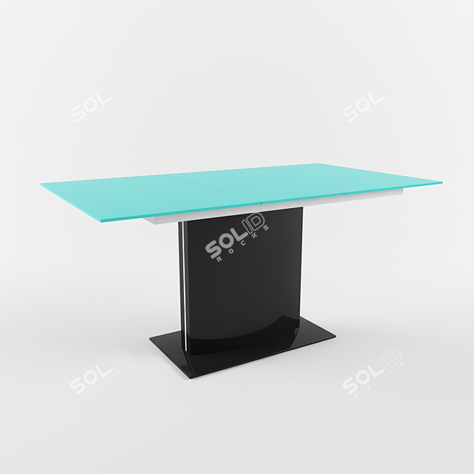 Signal Rosario Wooden Table 3D model image 1