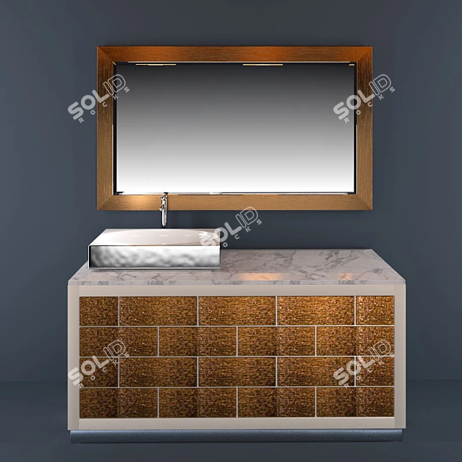 Milldue Ritz - Luxury Vanity Set 3D model image 1