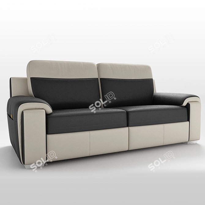 Classic Comfort Sofa 3D model image 1