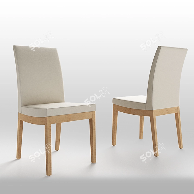 Modern Archival Chair 3D model image 2