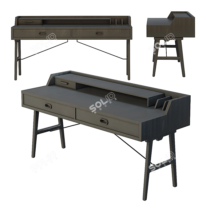 Title: Photorealistic Odion Desk 3D model image 1