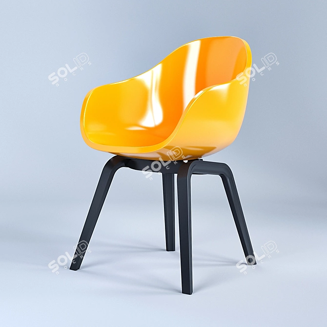 Sleek and Versatile Chair 3D model image 2