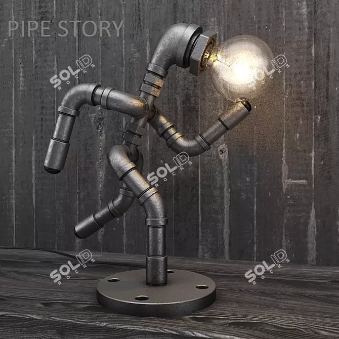 Modern Floor Lamp: Illuminate Your Space 3D model image 1