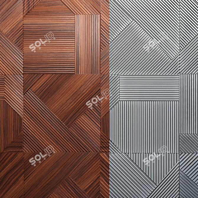 Versatile Panel STRIPES - Emmemobili 3D model image 2