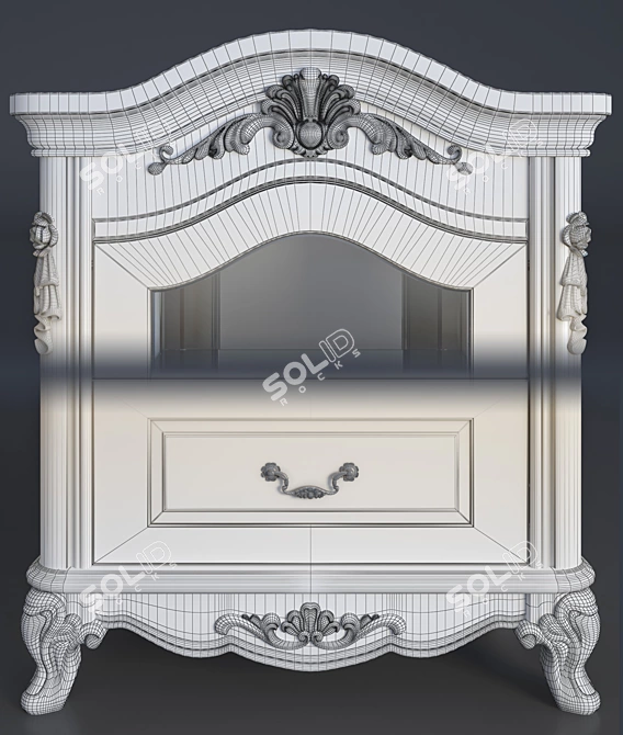 Elegant Milano Showcases - Two Sizes 3D model image 3