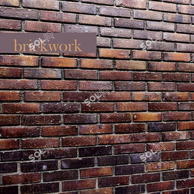 Solid and Durable Brick 3D model image 1