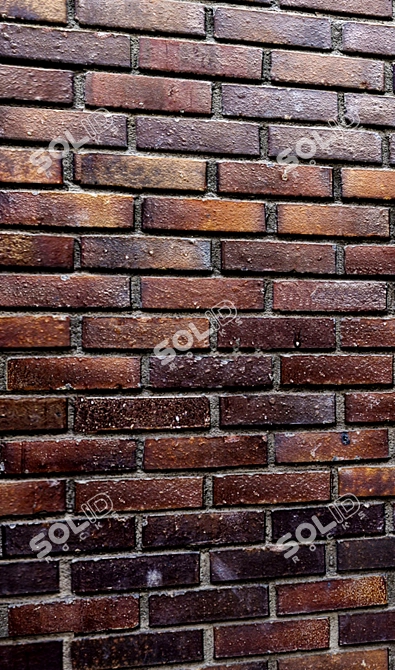 Solid and Durable Brick 3D model image 2