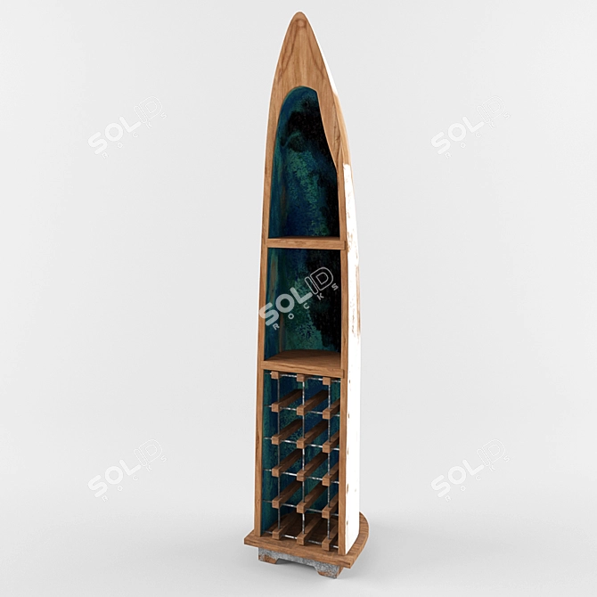 Boat Trip Vino: Stylish Wine Rack by KARE 3D model image 1