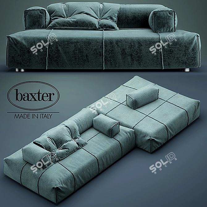 Panama Bold Modular Sofa 3D model image 2