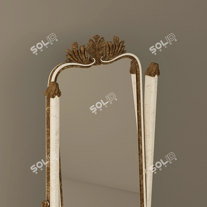 Elegant Silvano Grifoni Mirror 3D model image 3