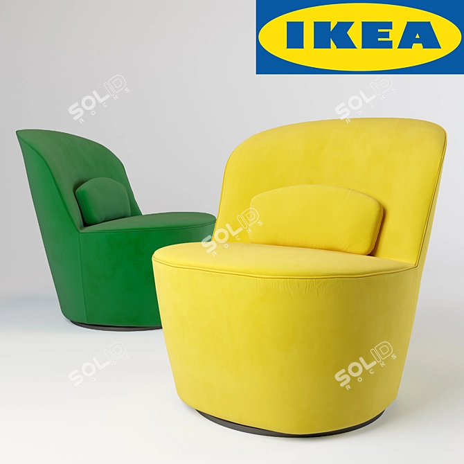 IKEA STOCKHOLM - Scandinavian Elegance 3D model image 1