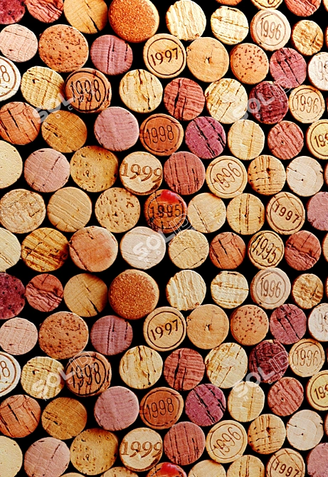 Wine Cork Wall Art 3D model image 2