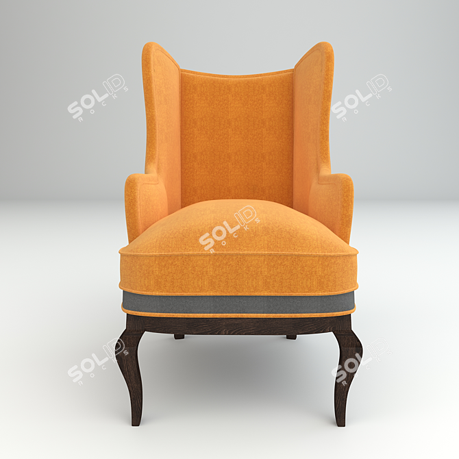 LCI Art No92 Chair - Modern Comfort and Style 3D model image 2