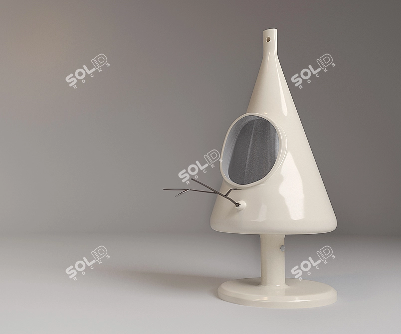 Portuguese Designer Bird House 3D model image 2