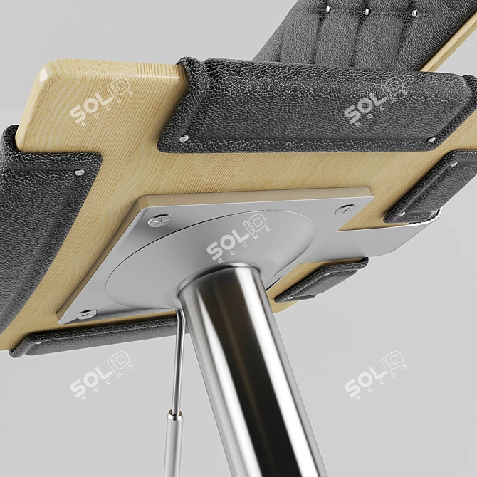 Modern Bar Stool 3D model image 2