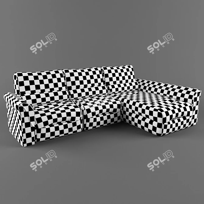 Convertible Modular Sofa 3D model image 2