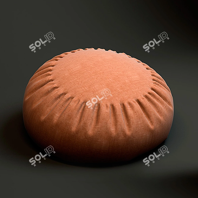 Comfy Ottoman Pillow 3D model image 1