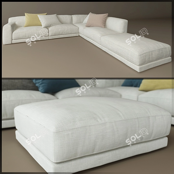 Modern Comfort: Poliform Paris Seoul 3D model image 1