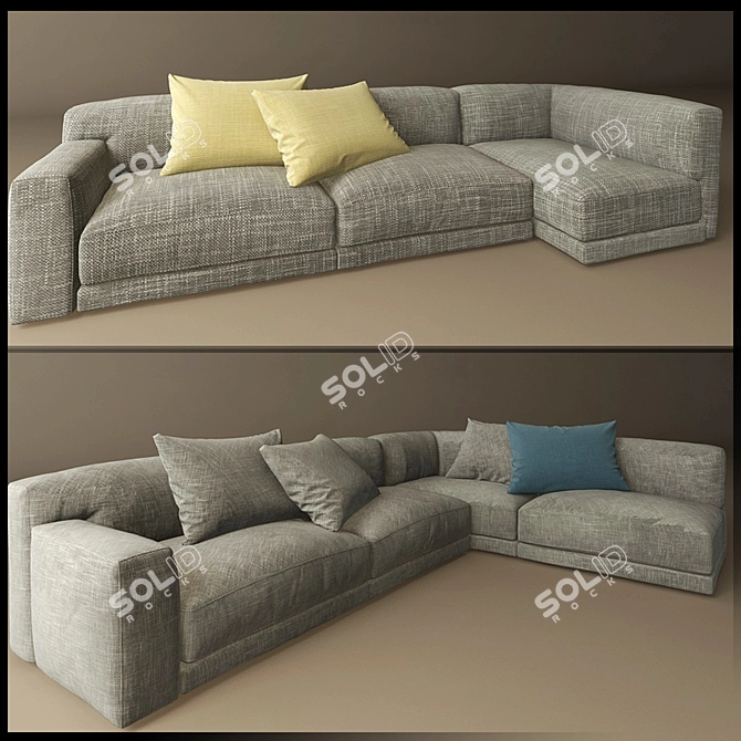 Modern Comfort: Poliform Paris Seoul 3D model image 2