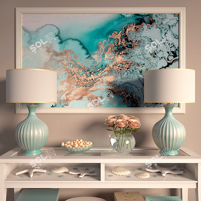 Coastal Delight Decor Set 3D model image 2