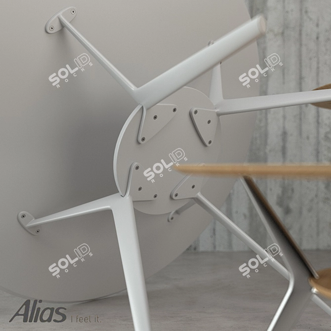 Breathtaking Biplane Table Set 3D model image 2