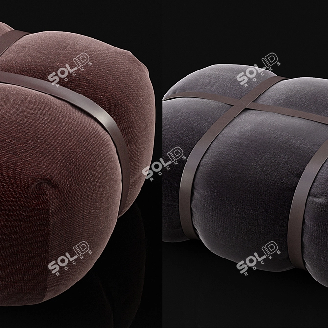 Title: Harper Pouf: Elegant and Stylish 3D model image 3