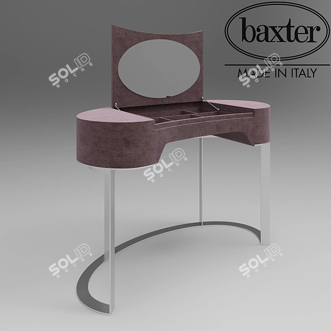 Modern Baxter Yves Dressing Table 3D model image 1